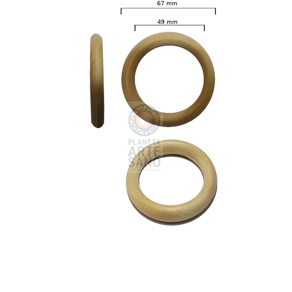 [15arma14u] Argolla madera (14) 70mm  - Unidad(es)
