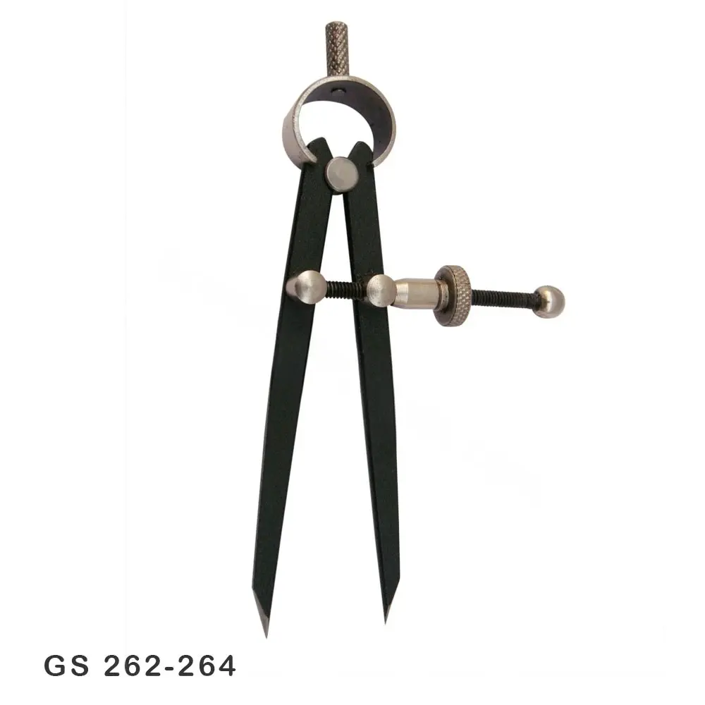 [28com10] Compas de punta seca 3"/100mm GS262