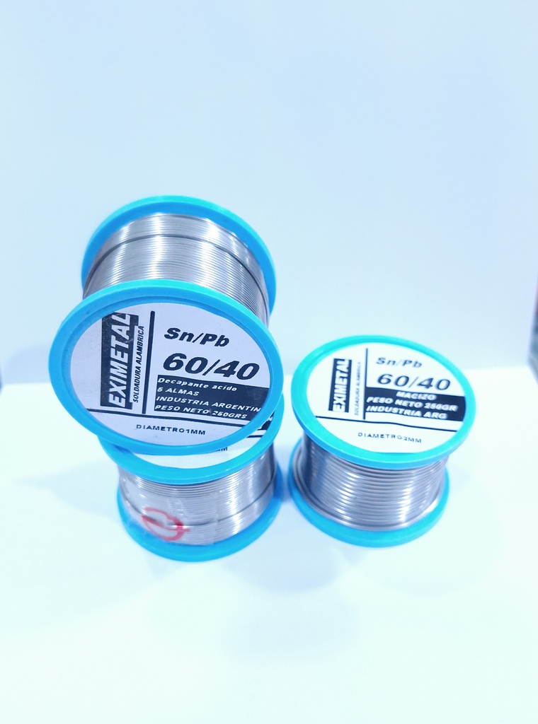 [36est1/2] Estaño 60/40 alambre - 1/2 kilo (copia)