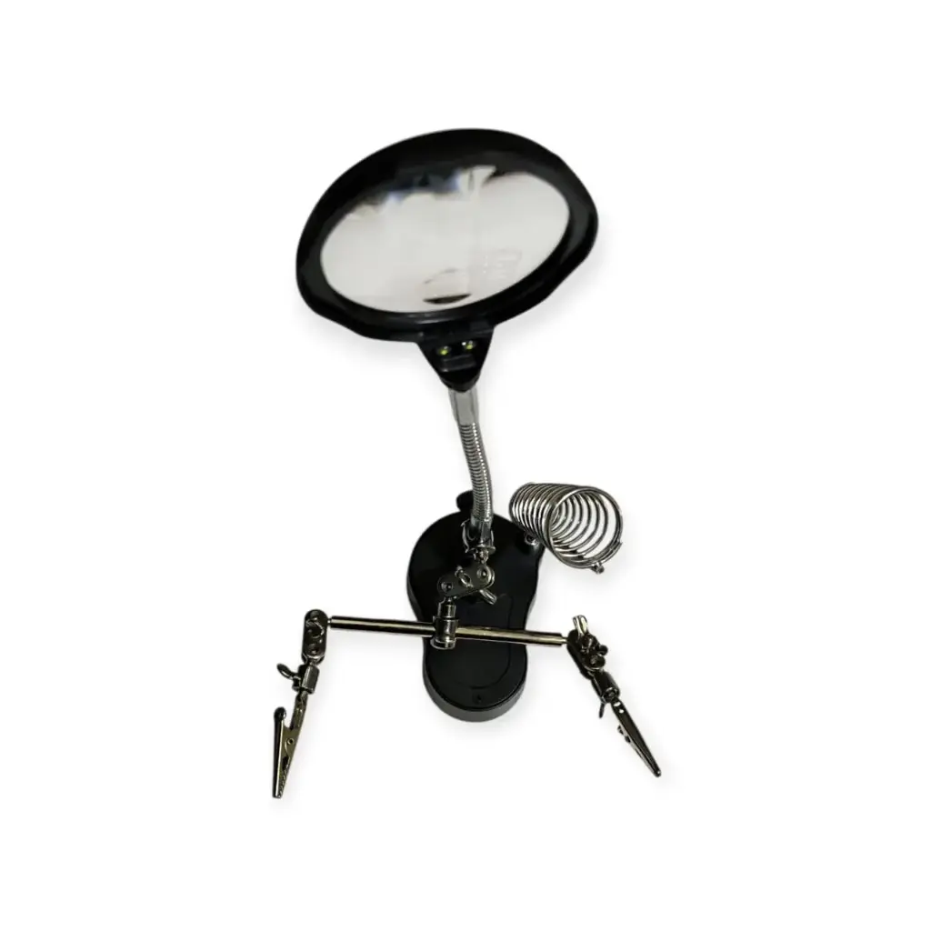 [025-3043] Lupa de pie 90mm c/luz con marco FULL Energy 2X