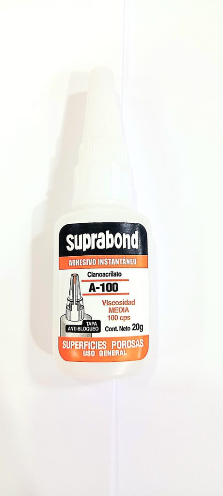 [32ciasup20100] cianoacrilato Suprabond  x 20 grs 100cps
