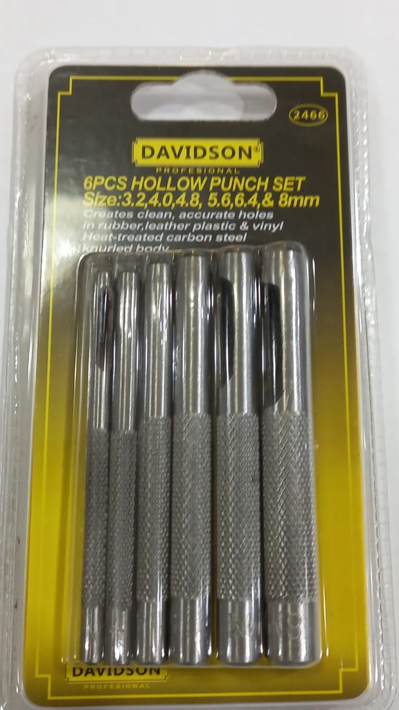 sacabocado a golpe juego X 6 DAVIDSON