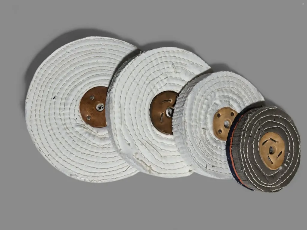 [35pacos7] paño pulir COSIDO 7"